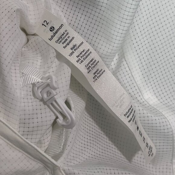 Lululemon Lightweight Reversible Casual Sporty Chic Bomber Jacket White 12 NWOT - Picture 8 of 12